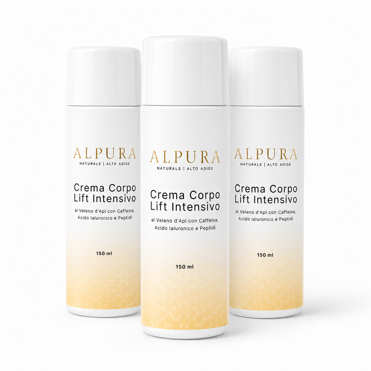 Set Risparmio: 3x Crema Corpo Rassodante al Veleno d’Api con Caffeina e Peptidi (3 x 150g)