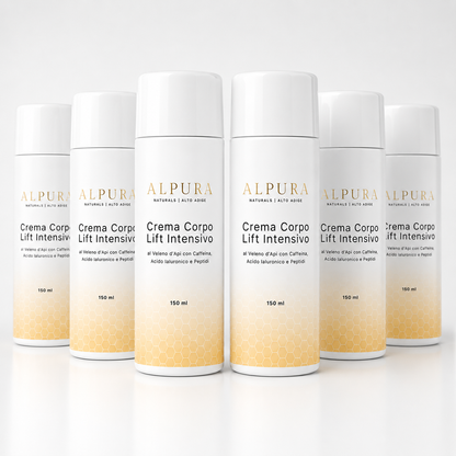 Set Risparmio: 6x Crema Corpo Rassodante al Veleno d’Api con Caffeina e Peptidi (6 x 150g)