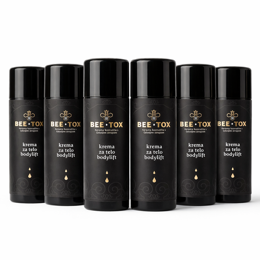Set Risparmio: 6x Crema Corpo Rassodante al Veleno d’Api con Caffeina e Peptidi (6 x 150g)