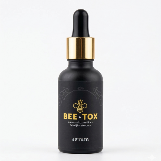 Siero Viso Anti-Età al Veleno d'Api con Acido Ialuronico e Immortelle – 30ml