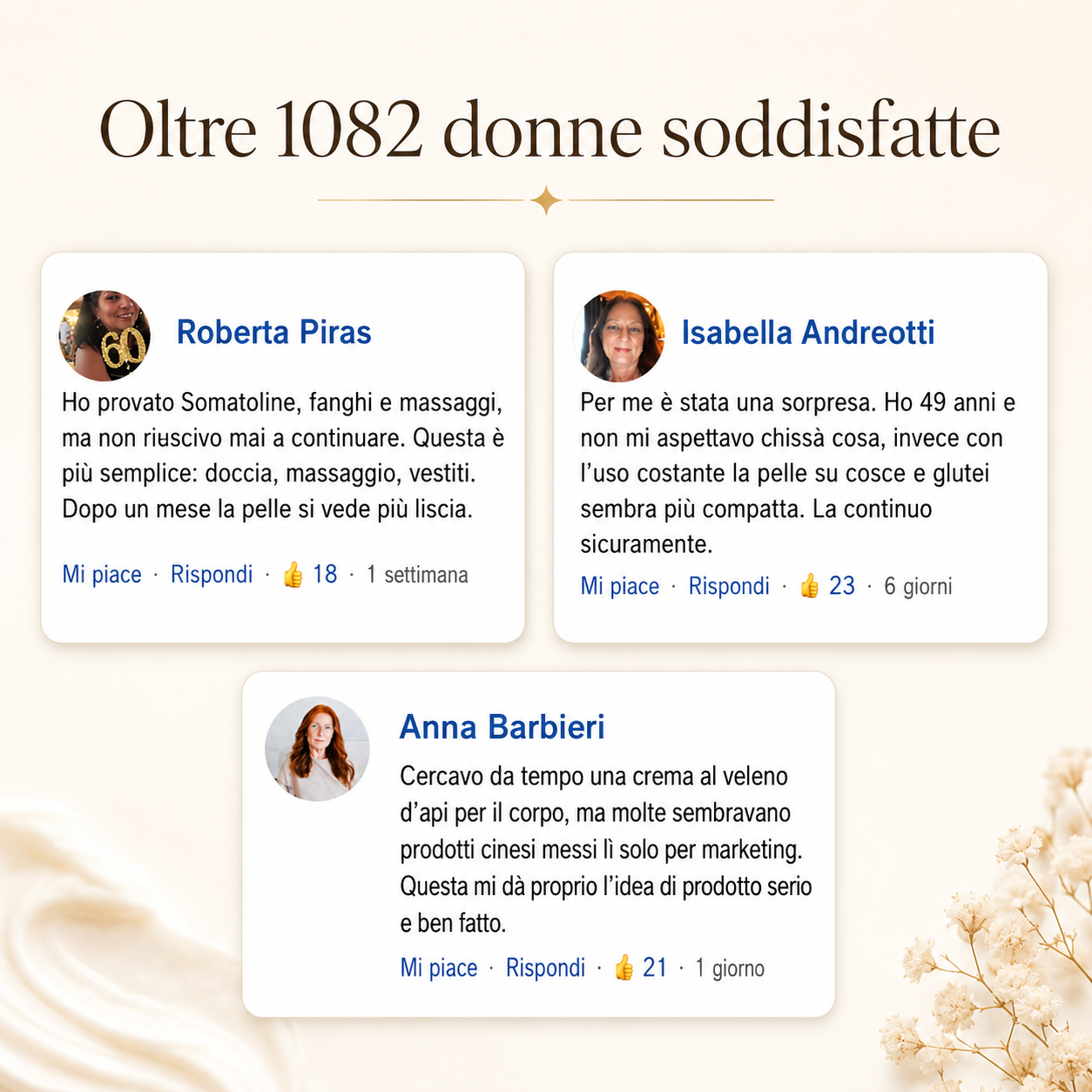 BodyLift — la prima crema in Italia con veleno d'api ad alto dosaggio contro la cellulite