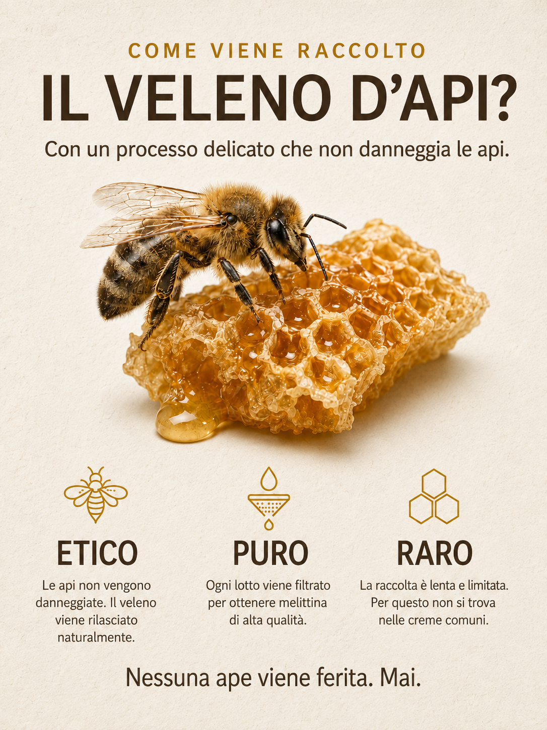 Crema Corpo Lift Intensivo al Veleno d’Api con Caffeina e Peptidi